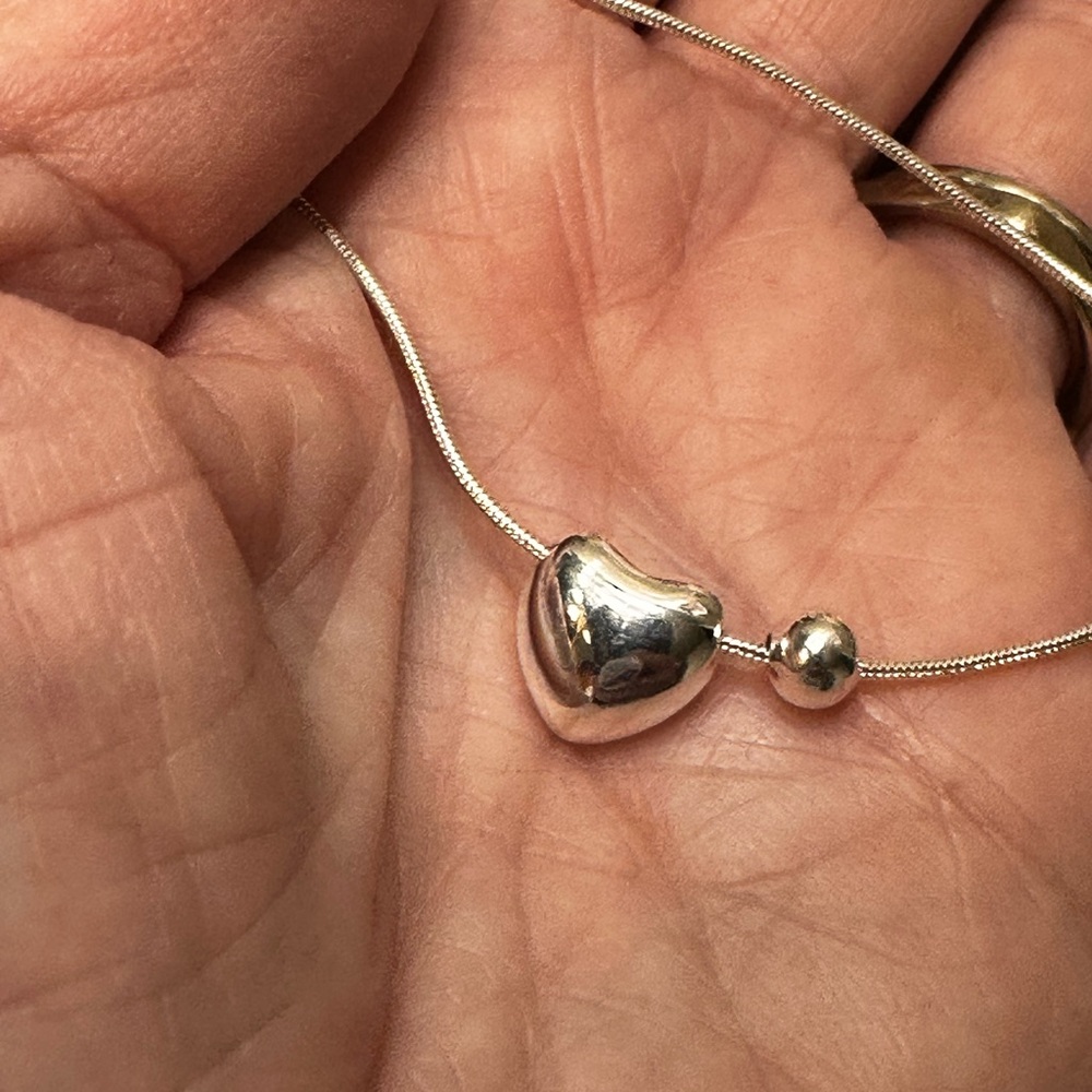 Silver 925 heart bracelet